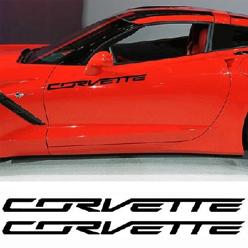 Calcomanía adhesiva de deportes motor Chevrolet Corvette 2