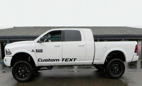Vinilo adhesivo de letras PERSONALIZADAS para paneles laterales de RAM 2500