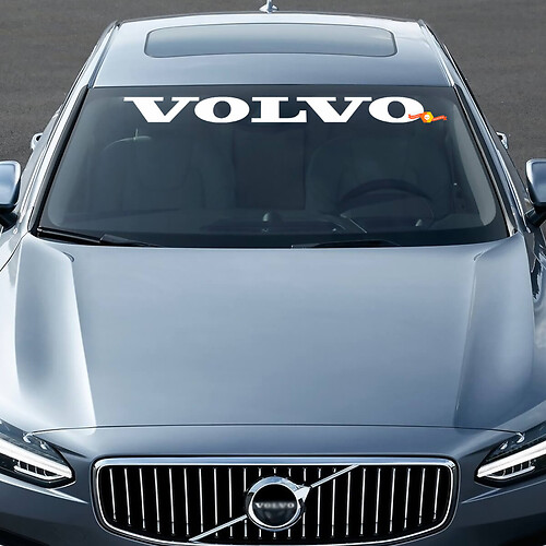 Volvo Wandshield Banner Decal Sticker 36 