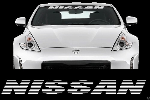 Calcomanía de Vinilo para Parabrisas Estilo Estroboscópico Nissan para Coches Nissan