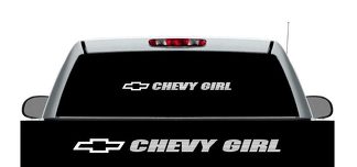 Chevrolet Chevy Chica Parabrisas Banner Camión 4x4 Calcomanía Calcomanía