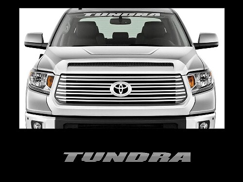 Vinilo adhesivo de vinilo para el parabrisas delantero para Toyota Tundra
