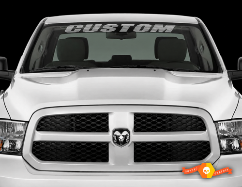 Vinilo adhesivo de parabrisas personalizado segmentado para Dodge Charger