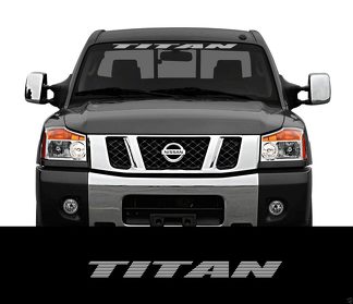TITAN Nissan Frente Parabrisas Ventana Banner Calcomanía Etiqueta titan nismo