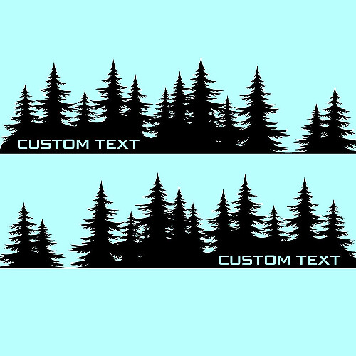 Kit de pegatinas laterales personalizadas estilo bosque para Subaru Forester