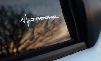 Gráfico de calcomanías adhesivas para ventana de Toyota Tacoma is in my Blood