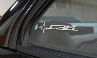 BMW E36 está en mi gráfico de calcomanías adhesivas para ventana de sangre
