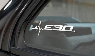 BMW E30 está en mi gráfico de calcomanías adhesivas para ventana de sangre
