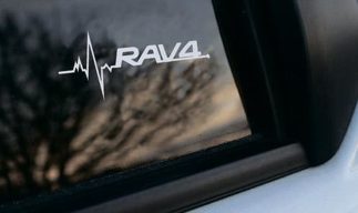 Toyota Rav4 está en mi gráfico de calcomanías de calcomanías de ventana de sangre