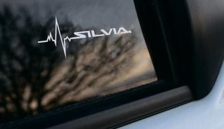 Gráfico de calcomanías adhesivas para ventana de Nissan Silvia is in my Blood