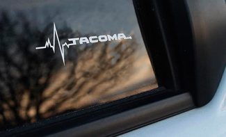 Gráfico de calcomanías adhesivas para ventana de Toyota Tacoma is in my Blood