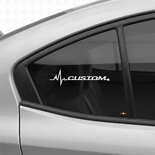 Kit de Vinilo para Ventana con Estilo Latido Personalizado para Coches Suba
