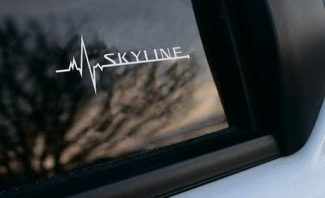 Gráfico de calcomanías adhesivas para ventana de Nissan Skyline is in my Blood