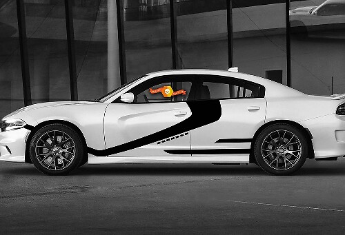 Kit de Calcomanías Laterales Personalizadas Stormtrooper de Vinilo para Dodge Charger