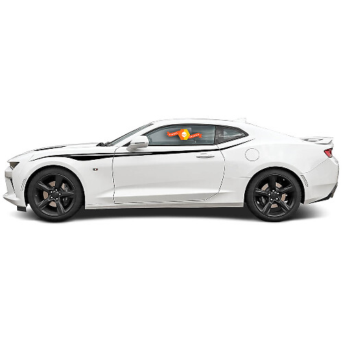 Kit de vinilo con franjas laterales tribales personalizadas para Chevrolet Camaro 2016-2017