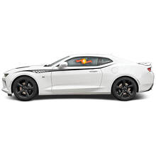 Kit de vinilo con franjas laterales tribales personalizadas para Chevrolet Camaro 2016-2017_2