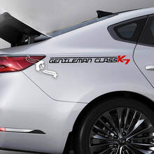 Par de calcomanías con letras, emblema, logotipo, vinilo para Kia K7 Cadenza tipo B
 3