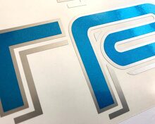 Toyota TRD 4X4 Off Road Tacoma Tundra Truck Calcomanías Pegatinas Azul Brillante Metálico 2