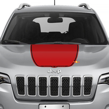 Calcomanía de vinilo estilo capó Trailhawk para Jeep Cherokee 2