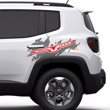 Calcomanía adhesiva de vinilo con logotipo Trailhawk Side Splash para Jeep Renegade Cherokee 2