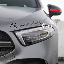 Par de letras calcomanía pegatina emblema logotipo mi primera identidad para Mercedes-Benz
 3