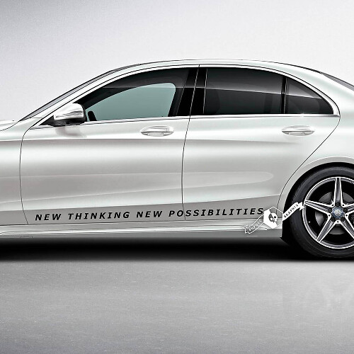 Nuevo Pensamiento Nuevas Posibilidades Vinilos Laterales para Mercedes-Benz
