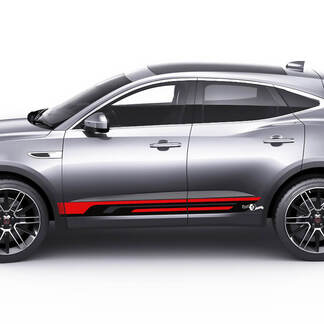 Jaguar E-Pace Side Lower Stripes Puertas Calcomanía gráfica Logotipo adhesivo
