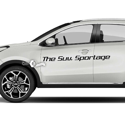 Calcomanía con letras, pegatina, emblema, logotipo, vinilo para Kia SPORTAGE
 1