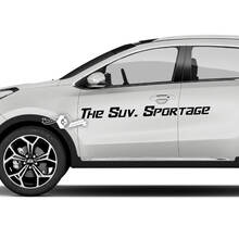 Calcomanía con letras, pegatina, emblema, logotipo, vinilo para Kia SPORTAGE
 2