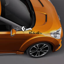 Par de calcomanías con letras para capó, emblema, logotipo, Veloster de vinilo para Hyundai
 2