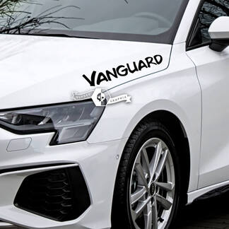Calcomanía con letras para capó, emblema, logotipo, vinilo, Vanguardia para Audi
