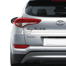 Calcomanía con letras, pegatina, emblema del portón trasero, logotipo de vinilo para Hyundai
 3