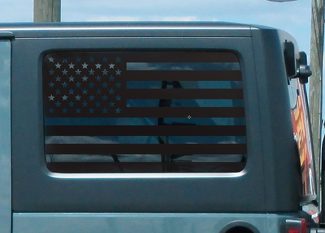 Calcomanía de la bandera de Jeep Hardtop Regular USA American Wrangler JKU Vinilo estándar