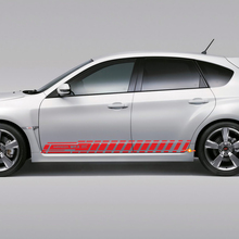Calcomanía adhesiva Kit de rayas laterales para Suba impreza hatchback 2007-2012 wrx sti 09 3