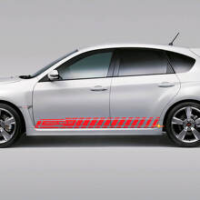 Kit de Vinilo con Franja Lateral para Subaru Impreza Hatchback WRX STI 2007-2012_3