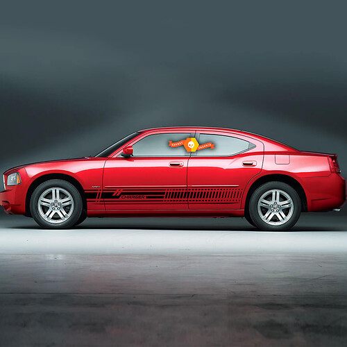 Kit de calcomanías gráficas con franja lateral para DODGE CHARGER LX 2005-2011