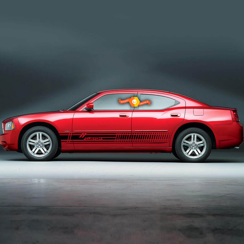 Kit de calcomanías gráficas con franja lateral para DODGE CHARGER LX 2005-2011