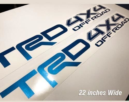 Calcomanía de vinilo estilo Off Road TRD 4x4 para Toyota Tacoma Tundra