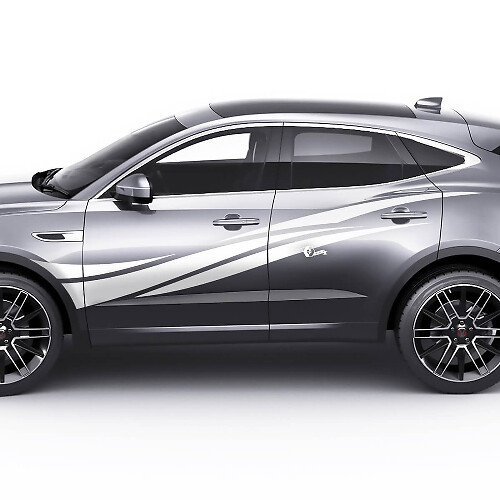 Gráficos de puerta lateral Jaguar E-Pace calcomanía logotipo adhesivo
