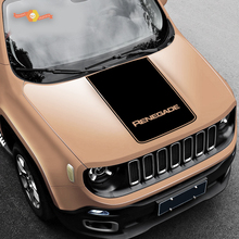 Gráfico de calcomanía de vinilo para capó de Jeep Renegade 2015-2018 2