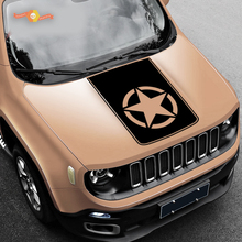 Gráfico de calcomanía de vinilo para capó de Jeep Renegade 2015-2018 3