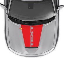 Calcomanía adhesiva opaca Hemi con inserto de capó para Dodge Charger
 2