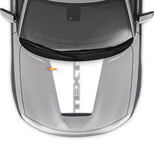 Calcomanía adhesiva opaca Hemi con inserto de capó para Dodge Charger
 3