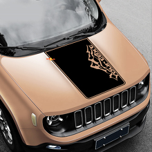 Calcomanía de vinilo a rayas estilo montaña personalizada para capó de Jeep Renegade_3