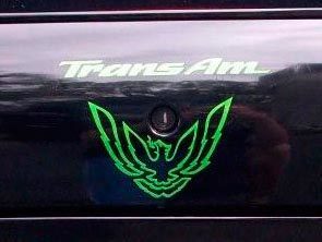 Juego de Calcomanías para Cerradura del Maletero para Pontiac Firebird Trans Am WS6