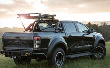 4 Mountain Off-Road Hood Decal Sticker Kit gráfico para Ford Ranger 2