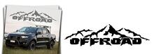 4 Mountain Off-Road Hood Decal Sticker Kit gráfico para Ford Ranger 5
