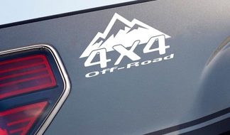 4x4 OFF ROAD Mountain Calcomanía Emblema Racing Truck Logo Compatible con: Dodge