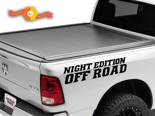 Kit de Vinilo para Lateral de Cama Off Road Edición Nocturna para Camioneta Dodge Ram