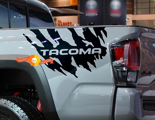 Decal Sticker Kit de portón trasero lateral para TOYOTA TACOMA 2004-2024 offroad